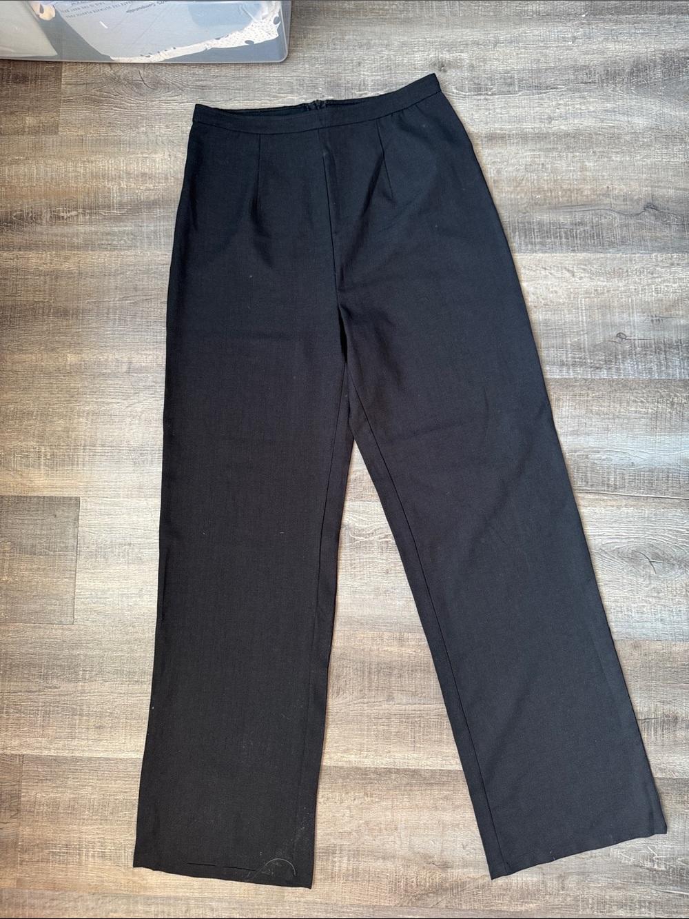 Linen Blend |  Straight-Leg Pant